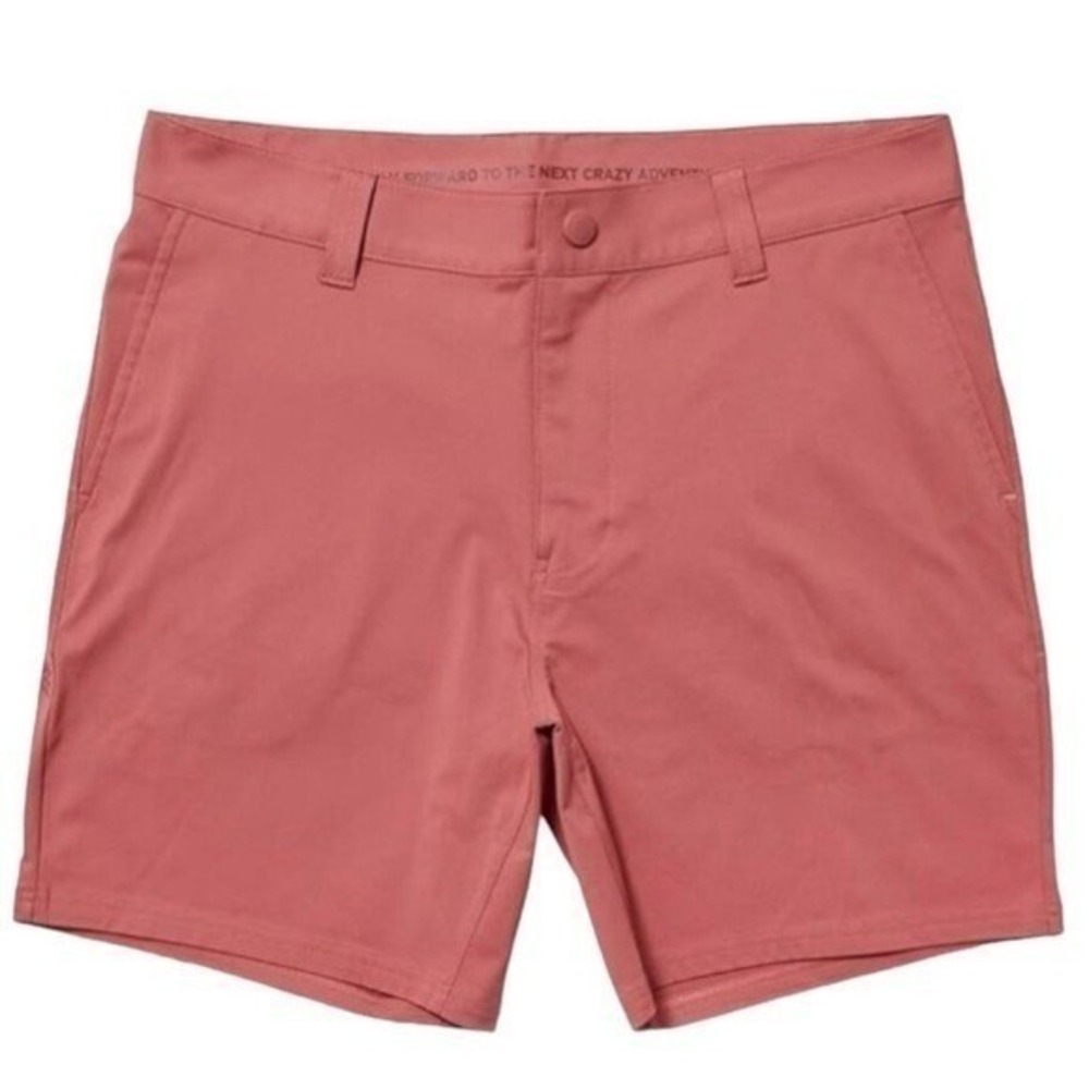 Rhone Mens 38 Waist‎ Commuter Shorts Stretch 7" Inseam Golf Shorts Nantucket Red